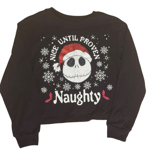Disney Other - Disney Nightmare Before Christmas Girls Jack Skellington Top Shirt M 8 NWT